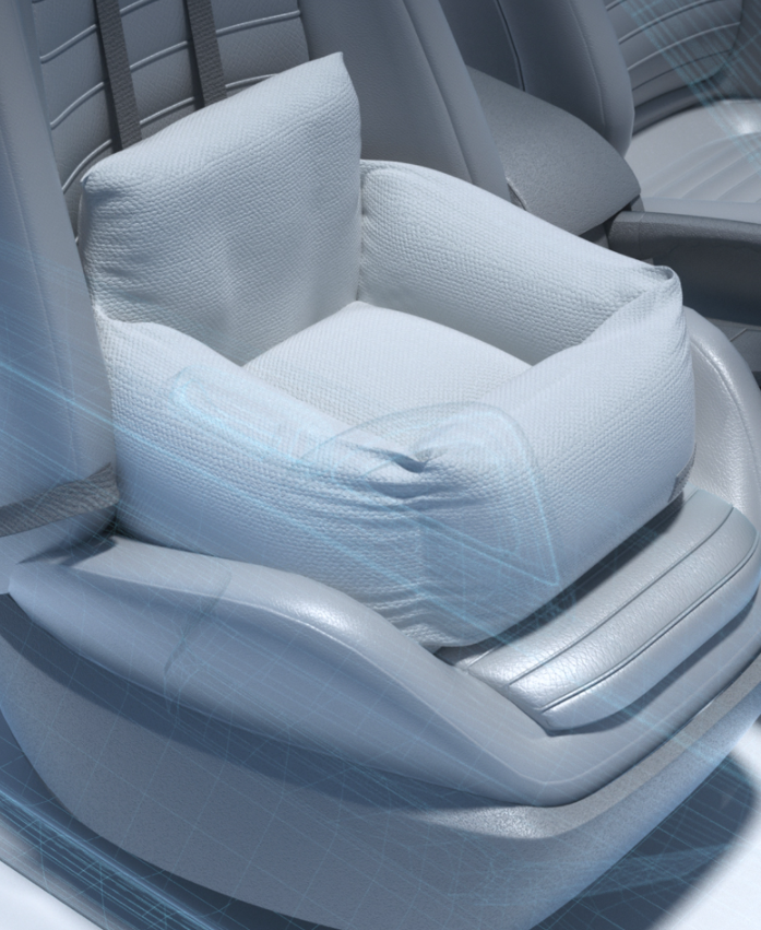 Beifahrersitzkissen, abnehmbar und waschbar